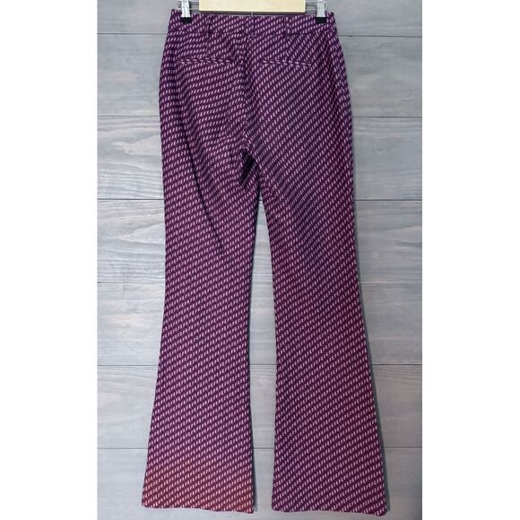 Anthropologie The Essential Slim Flared Pants Size 2 Tailored Slimming Stretch - Picture 7 of 11